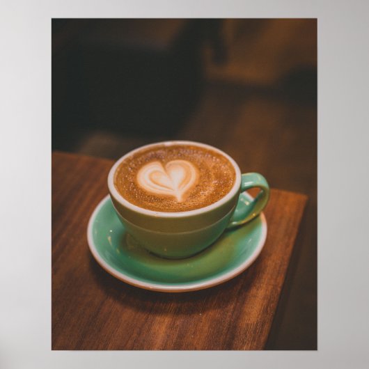 Ästhetik-Kaffeeposter Poster (Vorne)