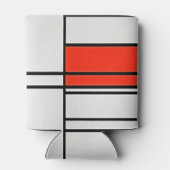 Ästhetik Piet Mondrian Artwork Komposition Nr. 4 Dosenkühler (Rückseite)