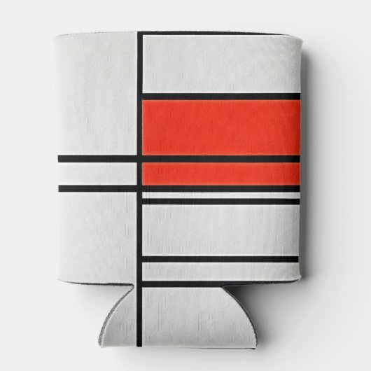 Ästhetik Piet Mondrian Artwork Komposition Nr. 4 Dosenkühler (Rückseite)