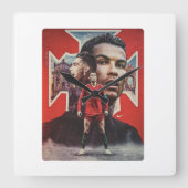 Ästhetik Quadratische Wanduhr (Vorderseite)