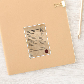 Ästhetik Selbstliebe-Beleg Manifestationsjournal Aufkleber