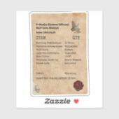 Ästhetik Selbstliebe-Beleg Manifestationsjournal Aufkleber (Blatt)