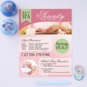 Ästhetik- und Spa-Flugblatt Flyer (Einzeln)
