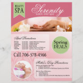 Ästhetik und Wellness-Center Flyer (Vorne)