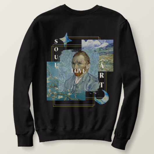 Ästhetik Vincent Van Gogh Sweatshirt (Design Rückseite)
