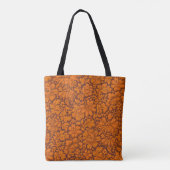 Ästhetik Vintag überall in Blumendruck Tasche (Rückseite)