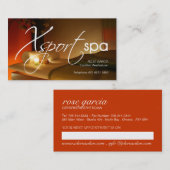 Ästhetik-Visitenkarte-Schablone Terminkarte (Vorne/Hinten)