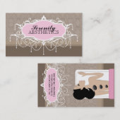 Ästhetik-Visitenkarte Visitenkarte (Vorne/Hinten)