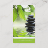 Ästhetik-Visitenkarte Visitenkarte (Rückseite)