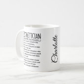 Ästhetiker Kaffeetasse (Vorderseite Links)