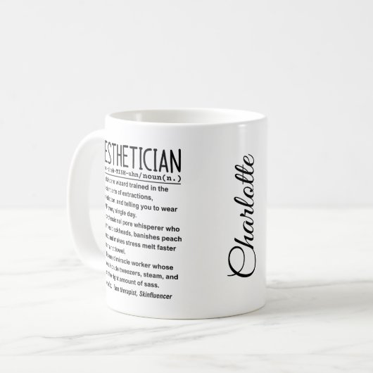 Ästhetiker Kaffeetasse (Vorderseite Links)
