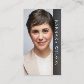 Ästhetiker Med Spa Luxus Schönheit QR-Code Visitenkarte (Vorderseite)