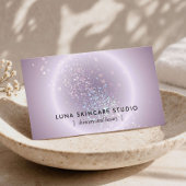 Ästhetikerin Celestial Glow Modern Soft Lavender Visitenkarte