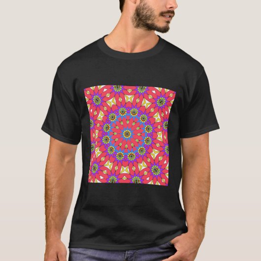 Ästhetisch arabisch Ancient Mandala Sacred Geo T-Shirt (Vorderseite)