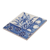 Ästhetisch Blau Weiße Botanische Antiquitätenrepro Fliese (Seite)