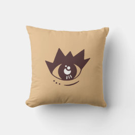 Ästhetisch-braun-Augen-Kissen Kissen