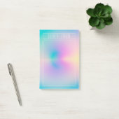 Ästhetisch bunt positive Aura strahlend Post-it Klebezettel (Büro)