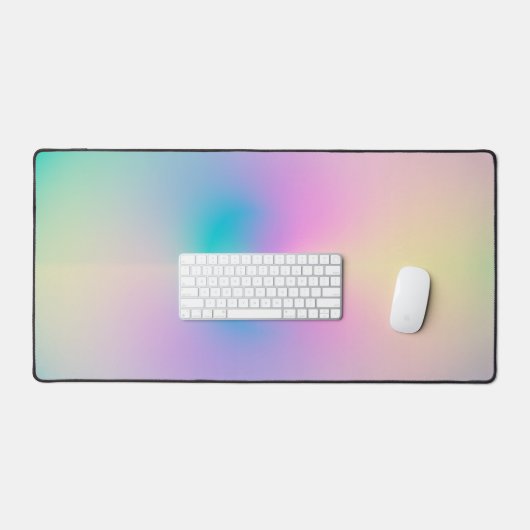 Ästhetisch bunt positive Aura strahlend Schreibtischunterlage (Tastatur & Maus)
