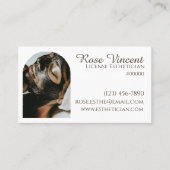 Ästhetisch Einfach Moderner Wellness-Center Beauty Visitenkarte (Vorderseite)