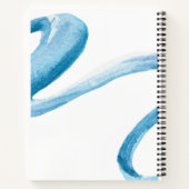 Ästhetisch farbiges Hardcover-Notebook Notizblock (Rückseite)