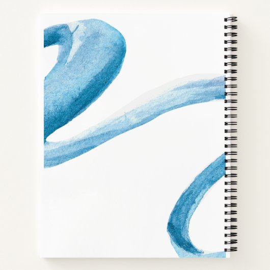 Ästhetisch farbiges Hardcover-Notebook Notizblock (Rückseite)