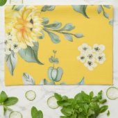 Ästhetisch floral geschirrtuch (Gefaltet)