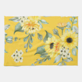 Ästhetisch floral geschirrtuch (Horizontal)