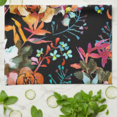 Ästhetisch floral geschirrtuch (Gefaltet)