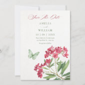 Ästhetisch floral save the date (Vorderseite)