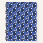 Ästhetisch gestaltetes Journal mit Paisley-Kunst Notizblock (Vorderseite)