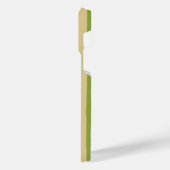 Ästhetisch gestreifte farbige Telefonzelle iPhone Hülle (Linke Seite)