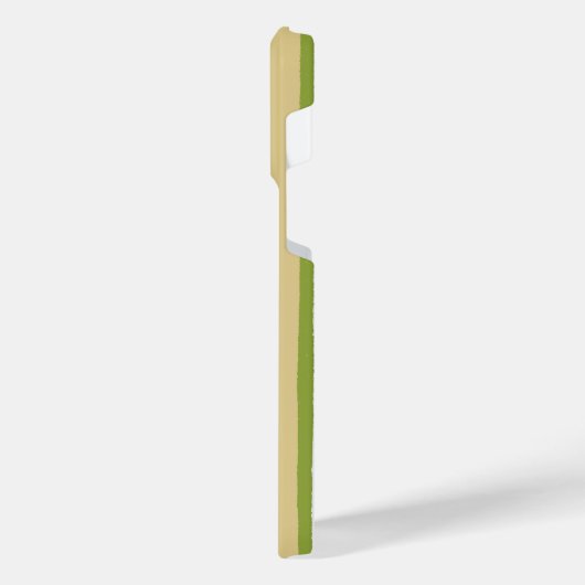 Ästhetisch gestreifte farbige Telefonzelle iPhone Hülle (Linke Seite)