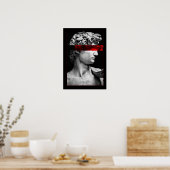 ästhetisch-griechische Statue Poster (Küche)