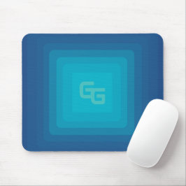 Ästhetisch-grüne und blaue Maus-Pad Mousepad