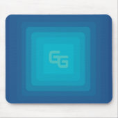 Ästhetisch-grüne und blaue Maus-Pad Mousepad (Vorne)