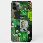 Ästhetisch-grünes Telefon iPhone Hülle (Rückseite)