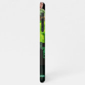 Ästhetisch-grünes Telefon iPhone Hülle (Linke Seite)