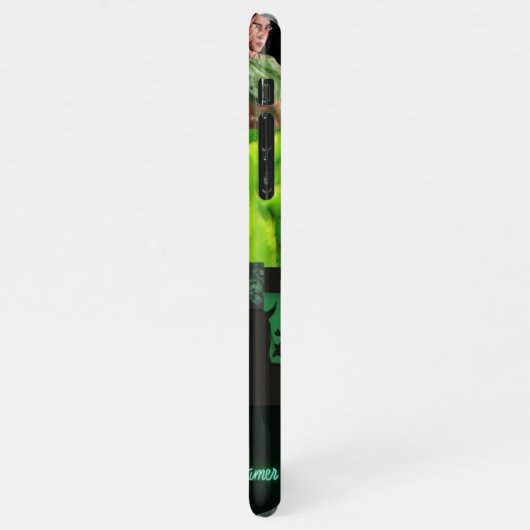 Ästhetisch-grünes Telefon iPhone Hülle (Linke Seite)