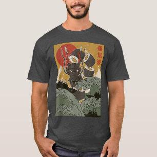 Ästhetisch Japanisch Sushi Dragon Anime Fan Cool T-Shirt