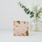 ästhetisch | neutral | Floral | Visitenkarte (Stehend Vorderseite)