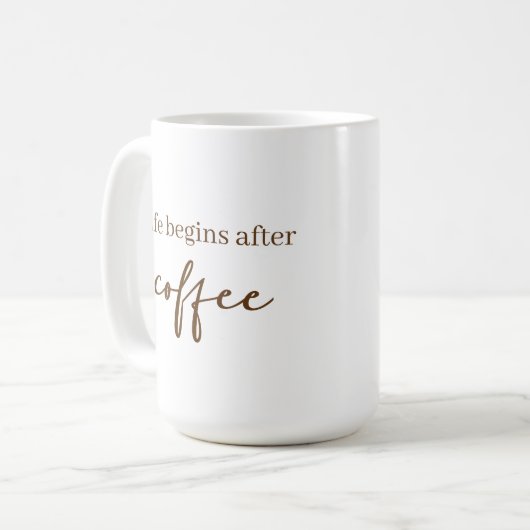 Ästhetisch niedlich kaffeetasse (Vorderseite Links)