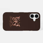 Ästhetisch reiches Espresso-Braun iPhone 16 Case | Hülle (Rückseite (Horizontal))