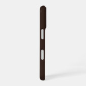 Ästhetisch reiches Espresso-Braun iPhone 16 Case | Hülle (Rechte Seite)