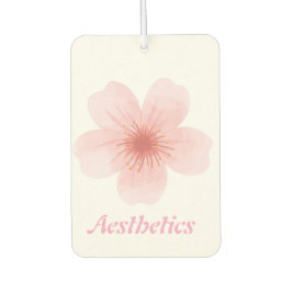 Ästhetisch-rosa Blume Autolufterfrischer