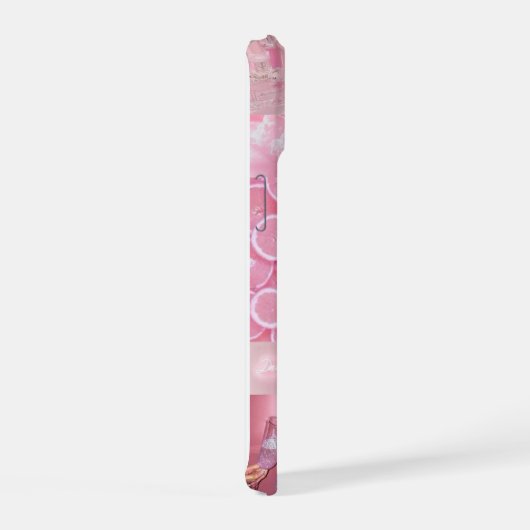 ästhetisch rosa Telefonzelle iPhone 15 Hülle (Rechte Seite)