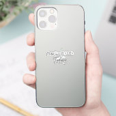 Ästhetisch Sie sehen heute süß aus Aufkleber (Telefon)