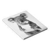 Ästhetisch Süßer Koala mit Toilettenpapier Notizblock (angewinkelt)