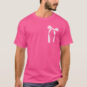 Ästhetisch Trendy Pink Coquette Bow T - Shirt (Vorderseite)