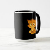 Ästhetisch überforderter Fuchs • Cute Chaos Kaffee Tasse (VorderseiteRechts)