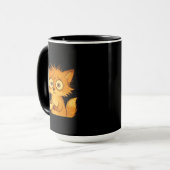 Ästhetisch überforderter Fuchs • Cute Chaos Kaffee Tasse (Vorderseite Links)